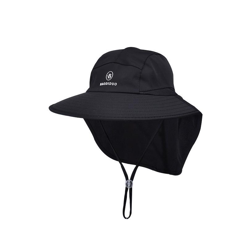 Sommer Sonnenschutz Breiter Rand Fischerhut Mit Atmungsaktivem Polyester Für Outdoor-Aktivitäten