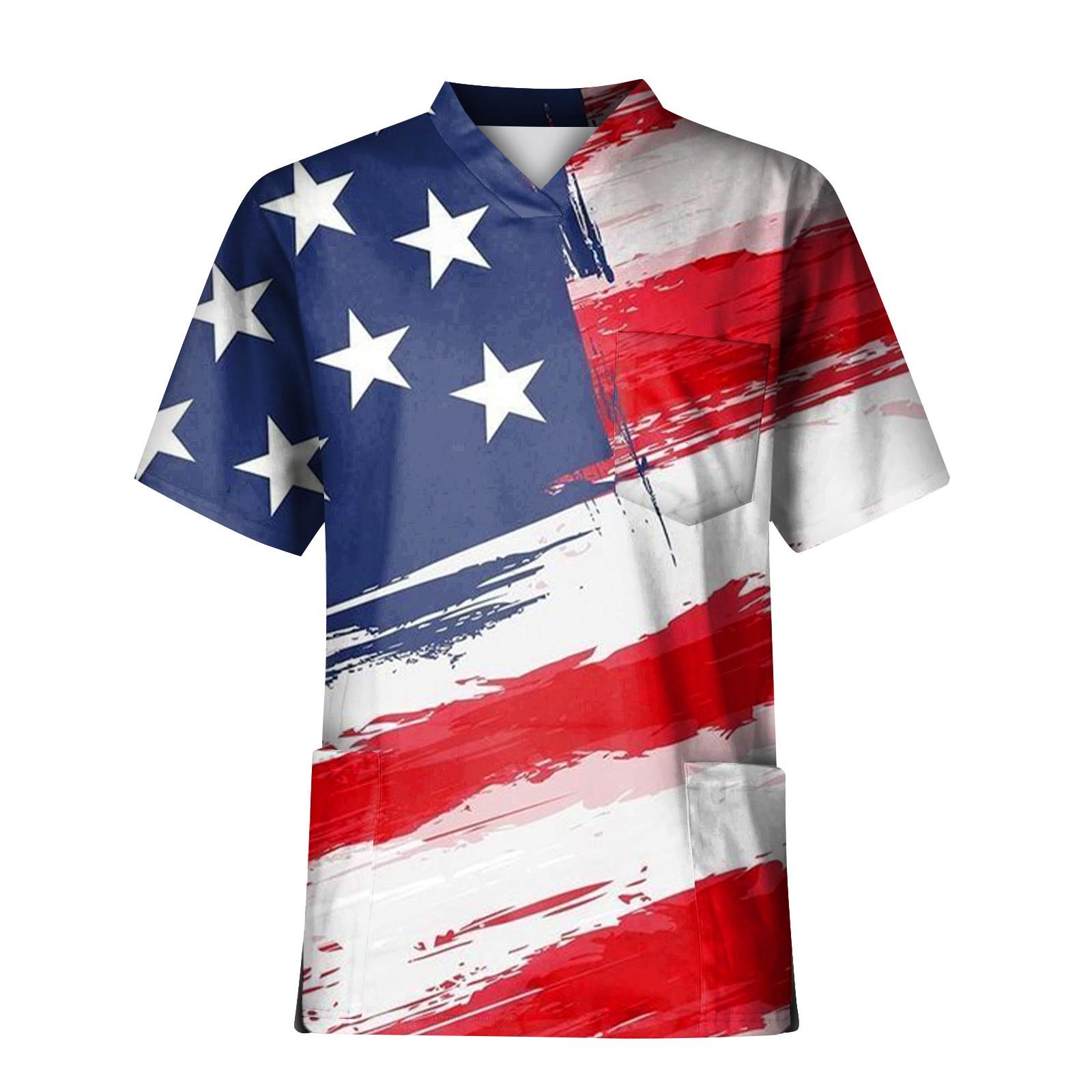 

Модный мужской топ с коротким рукавом и V-образным вырезом с принтом и карманом на груди XL белый