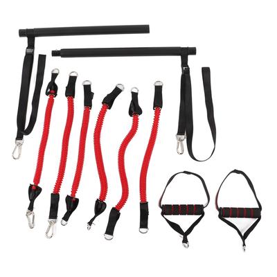 Portable Pilates Bar Kit with Adjustable Resistance Band Yoga Exercise Equipment for Pilates