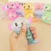 Glitzernder Axolotl Langsam Aufgehendes Knetspielzeug Weiches TPR Fidget zur Stressbewältigung Niedliches Salamanderförmiges Dekompressions-Gadget für Kinder Erwachsene