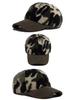 Camouflage Lammwolle Baseballkappe - Unisex Herbst/Winter Warme Entenschnabel Sonnenhut