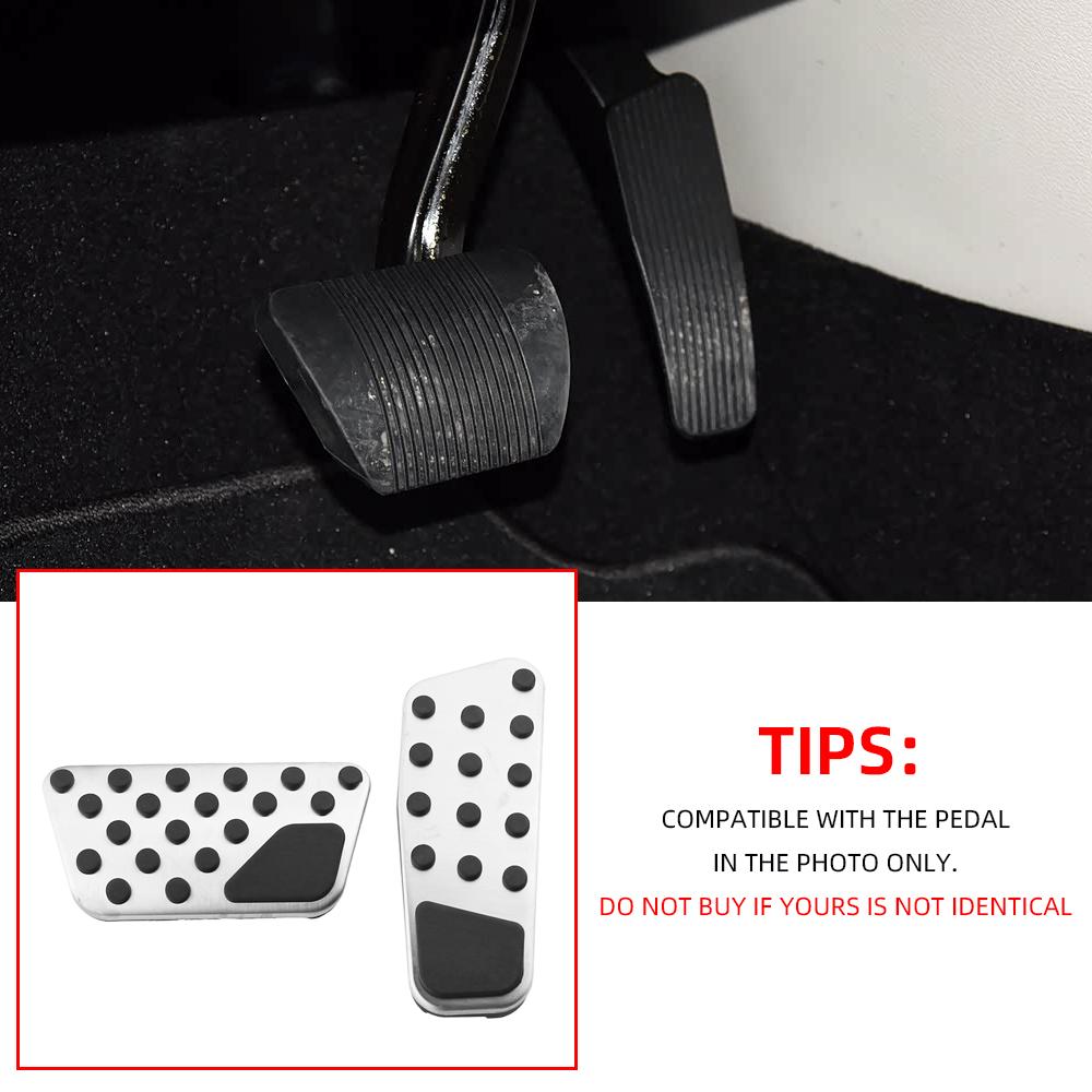 

Car Pedal Cover for Chrysler Grand Voyager 2011-2015 Pacifica Grand Caravan 2016-2025 Accelerator Gas Brake Pedals Pad Protector серебряный
