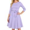 Women's Cocktail Dresses 3/4 Sleeve Vintage Wedding Guest Dress