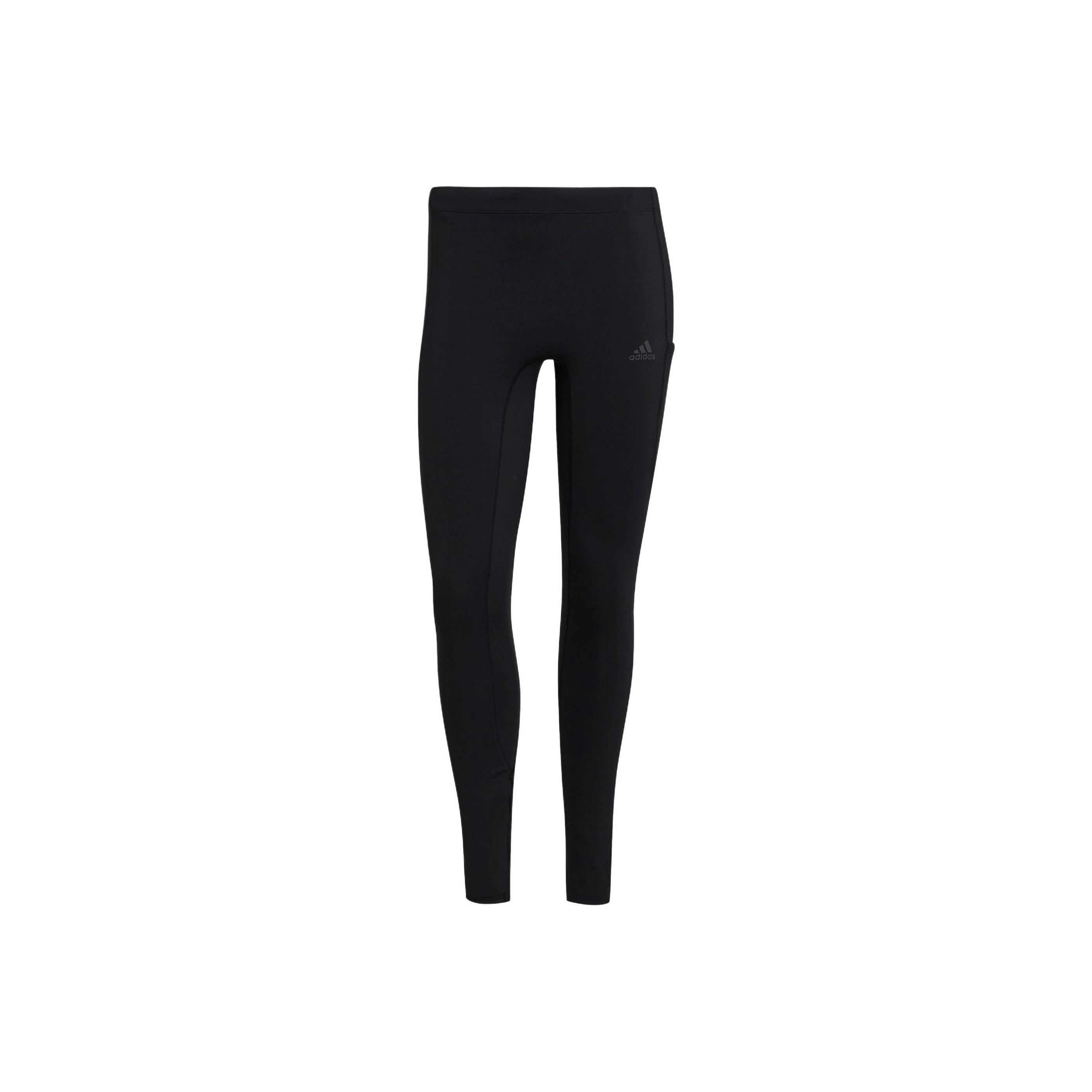 Женские леггинсы Adidas 7/8 однотонные с логотипом, низ, черный HB9243 XL white