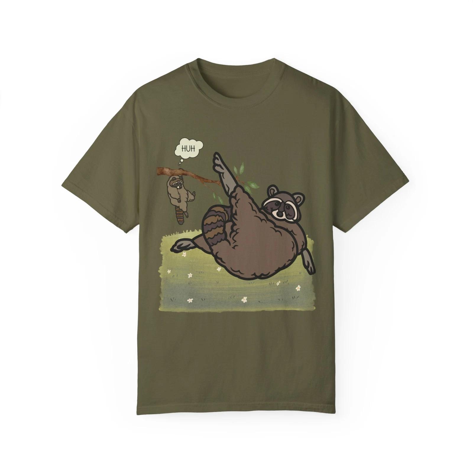 Raccoon ASS HUH! Comfort Colors T-shirt, Funny 90s Retro Raccoon T Shirt XL