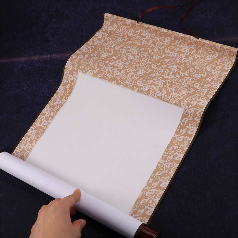 Art Supplies Home Decoration Self Made Gifts Drawing Canvas Scrolls Blank Hanging Scroll Calligraphy Mounting Painting Scroll