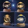 Solar System Crystal Ball Creative 3D Planets Glass Sphere Unique Luminous Decorative Balls Ornaments Gifts Home Accessories