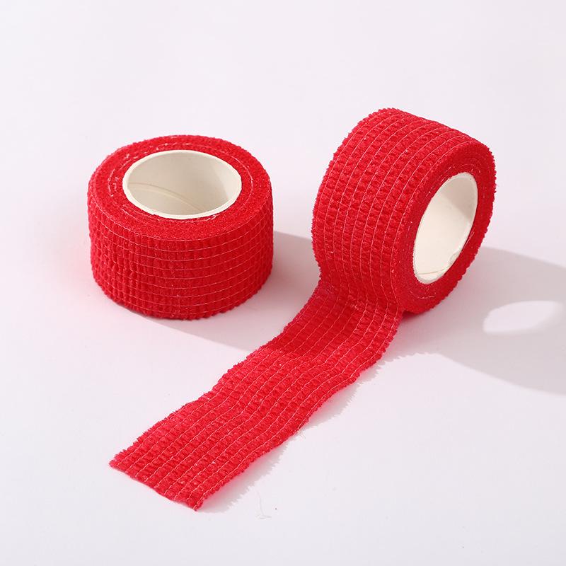 Cute Cartoon Elastic Finger Bandage - Non-woven, Self-adhesive, Durable Student Anti-Wear Wrap