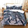 3D Print Anime Game Arknights Bedding Set Duvet Cover Bed Set Quilt Cover Pillowcase Comforter King Queen Size Boys Adult