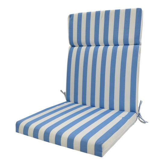 

Outdoor Dining Chair Cushion Rocking Chair 19 Inch x 18 Inch Floral Seat Cushion Waterproof Fade Resistant Striped Back And Seat Cushion for Patio 45cm