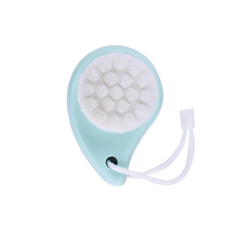 Cleansing Brush Soft Hair Makeup Remover Cleaner Pores To Blackhead Lanyard Arched Wash Brush Facial Brush