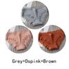 3PCS/lot Cotton Panties Women Comfortable Underwears Sexy Middle-Waisted Underpants Female Lingerie Big Size Ladies Briefs