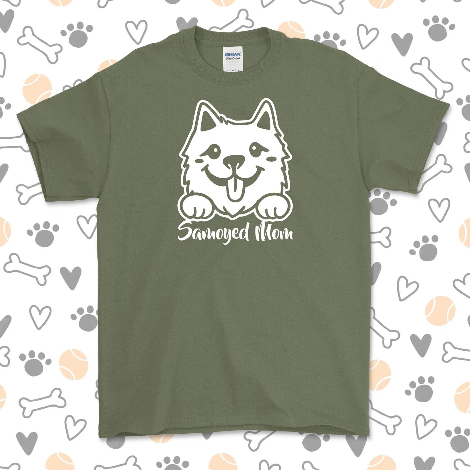 Samoyed Mom T-Shirt | Dog Breed | Pick Your Color! | Dog Mom | S