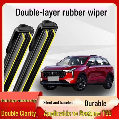 Pentium T55 Silent 2022 Wiper Blade with Double-Layer Rubber Strip