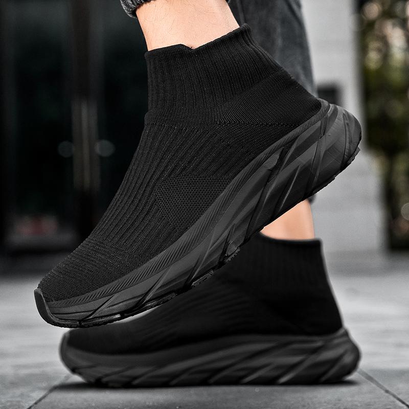 Fashion Winter Fur Men Boots Plush Sock Shoes Keep Warm Comfortable Casual Boots Men and Women Couple Shoes Lightweight Casual Shoes