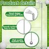 Hushee 10 Pcs Metal Golf Cocktail Stirrers Swizzle Stir Sticks 7.87 Inch Reble Drink Stirrer Sticks Party Decorations Golf Party Clubhouse and Outing