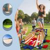 1/5 HolesThrowing Game Sandbag Board Training Sandbag Throwing Toy Bouncing Game Board Set Outdoor Sports Bowling-style Design