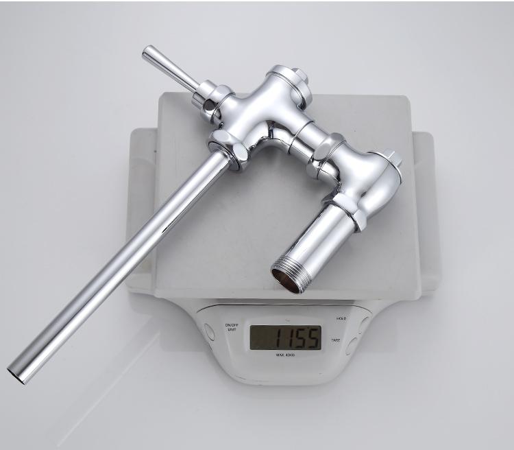 Quality Assurance Induction Delay Toilet Urinal Flush Valve Wall-mounted Button Delay Flush Toilet Valve