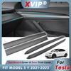 XVIP Per Tesla Model 3 Y 21-23 Decorazione Interna Copri Cruscotto & Rivestimenti Wrap Porte Adesivo Lucido Opaco Motivo Fibra di Carbonio ABS