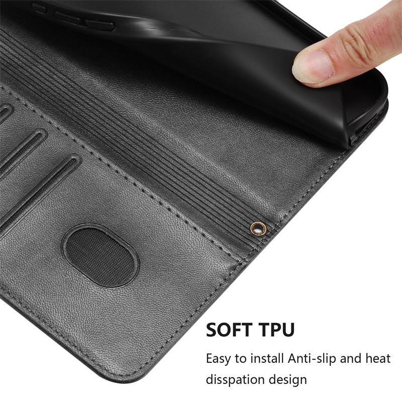 Casing For Fujitsu Arrows We2 Plus Lite RakuRaku F-03K F-04J F-51E F-52E F-53E A401FC MR01 Leather Wallet Pocket Card Slots Flip Case Cover