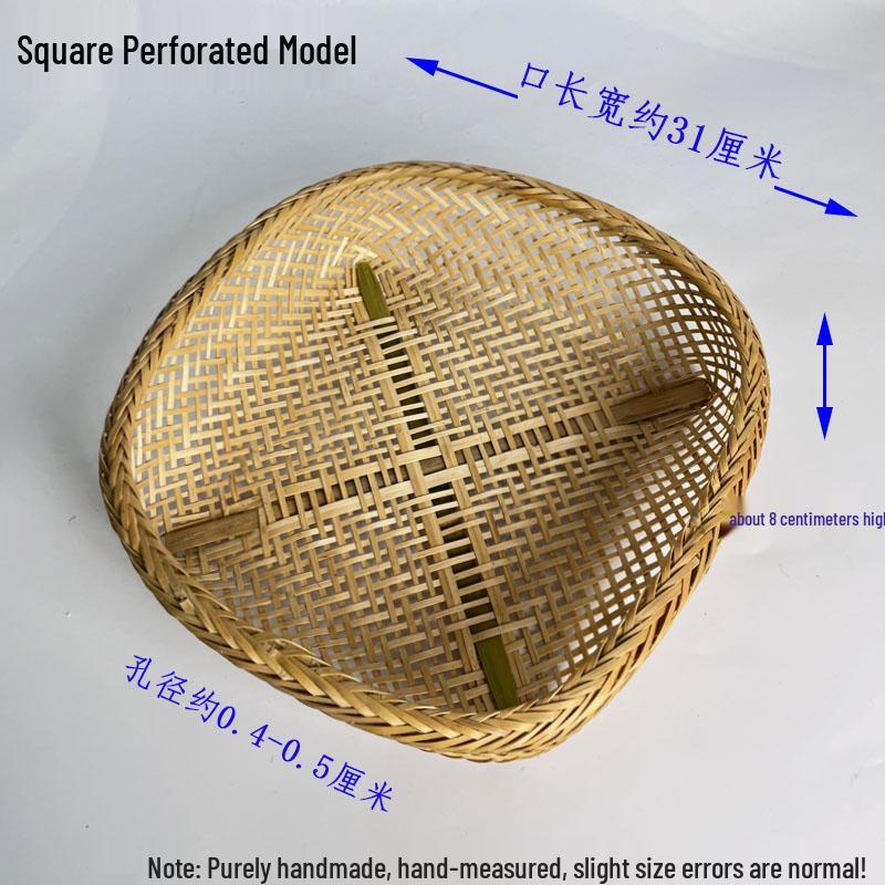 Бамбуковая кухонная корзина для мытья и сушки овощей и риса