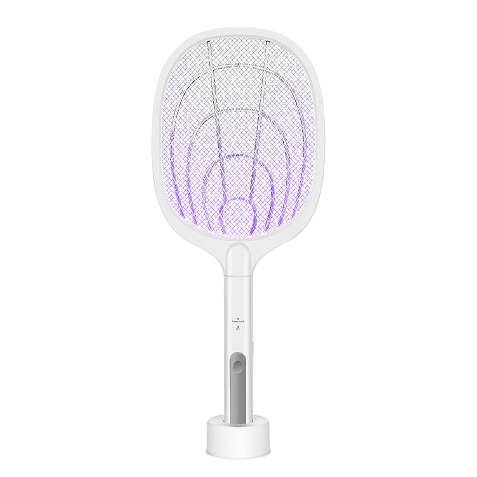 

2 в 1 Электрический убийца мух USB перезаряжаемый эффективный портативный убийца мух лампа для домашней безопасности белый