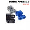 Rainbow Pig MOC Parts 92907 42193 Axle and Pin Connector Perpendicular High-Tech Compatible Brick DIY Building Blocks Kid Toy