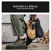 Men S High Top Casual Martin Boots Outdoor Breathable Wear Resistant Sports Shoes