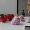 Heart Shape Candle Mold Silicone Mould for Candle Making DIY Fondant Aromatherapy Scented 3D Moulds Valentines Day Gifts