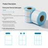 Durable Thermal Label Paper, 60x40mm, Adhesive Scale Stickers