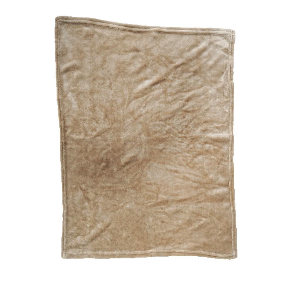 Solid Color Flannel Self-Warming Pet Blanket for Small Dogs & Cats