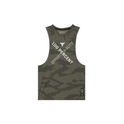 Rock Tank Letter Print Sports Fitness Training Comfortable Breathable Vest Men Tops Green 1370488-310