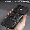 KEYSION Magnetic Phone Case for OPPO A3 A3X 5G A5i Slide Camera Protection Upright Kickstand 360 Ring Shockproof Back Cover