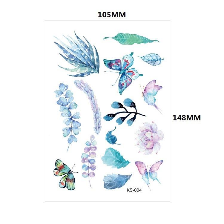 Kinder Tattoos Aufkleber Glitzer Goldstaub Cartoon Schmetterling Regenbogen Insekt Sonnenblume Farbset Niedliche Aufkleber