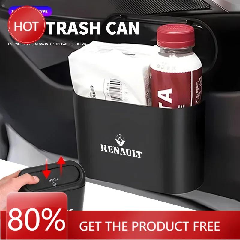 2026 Caldo Per Copricerchi Renault Per Renault Trafic Clio Laguna 2 Megane 2 3 Duster Logan Captur koleos Accessori Pattumiera per Auto rosso