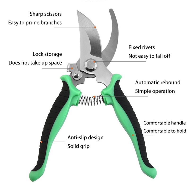 Horticultural Scissors Bird Branch Pruning Beak Shape Labor Saving Pruning Stainless Steel Picking Multifunctional Fruit Scissor