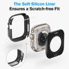 Case For iWatch Ultra 2 3 Metal Shell PC Back Cover For Apple Watch Case Series 11 10 9 8 7 Se 6 45mm 44mm Change To Ultra 49mm