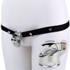 Glans-Shaped Stainless Steel Chastity Cage with Invisible Rings Urinary Lock Wearable BDSM Intimate Toy Penis Restrictions Gear