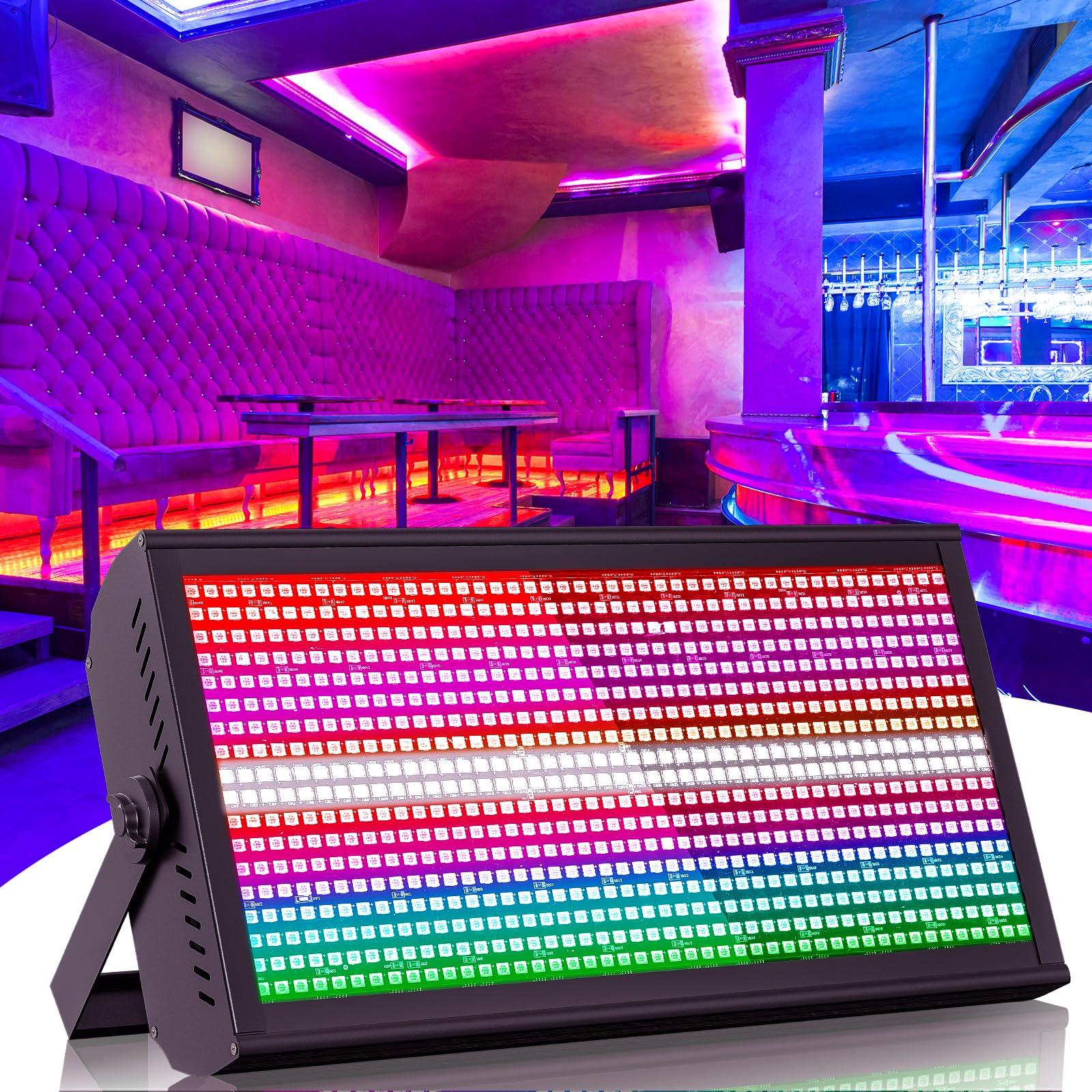 

ZonQoonz 768LED Stage Light Stage Lighting DJ Light RGBW DMX512 Outdoor Lighting Wall Lamp Perfect for Christmas (Красный/Зеленый/Синий/Белый) Хэллоуин,