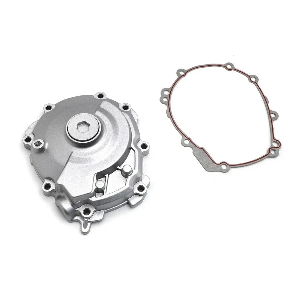 Motorcycle Parts W/Gasket Engine Stator Crankcase Crank Case Cover For Yamaha YZF-R1 2015-2024 Silver