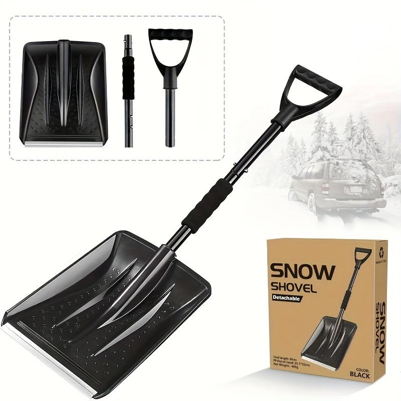 Lett og bærbar justerbar snøskuffe for beskyttelse av billakk - multifunksjonelt utendørs rengjøringsverktøy med anti-demonteringskombinasjon