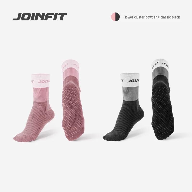 

JOINFIT Non-Slip Yoga & Pilates Mid-Calf Socks One Size