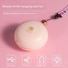 Summer Creative New Product Cartoon Capybara Neck Fan Mini Portable USB Charging Wearable Lanyard Electric Fan