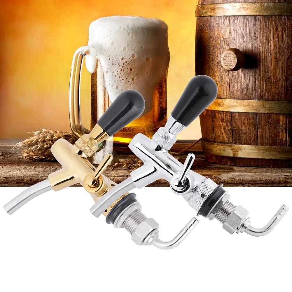 Beer Tap Adjustable Beer Tap Beer Faucet /8 Beer Faucet Stainless Steel /8 Adjustable Beer Tap Faucet Draft Shank Home Bar