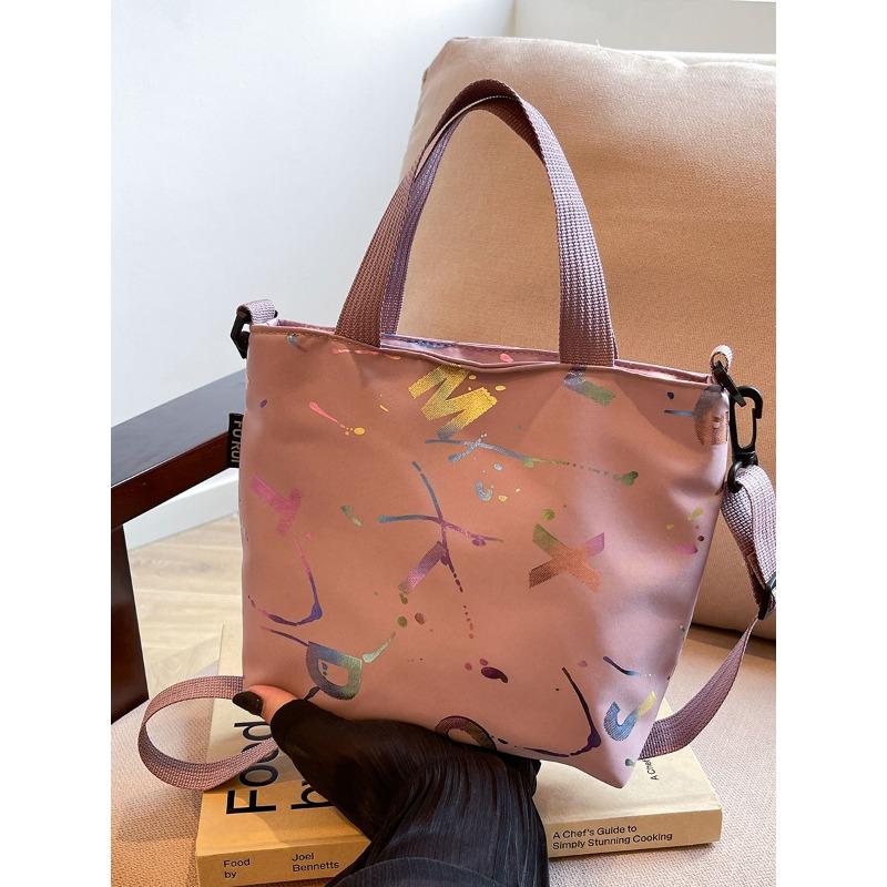 

Новая нишевая модная сумка с принтом букв, высококачественная, универсальная, на одно плечо, через плечо, тренд 25*20*7cm