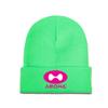 Tentatek BlackSky Squideye Splatoon Knitted Hat Beanie Autumn Winter Hats Warm Casual Ink Kid Game Squid Cap for Unisex Women Gift