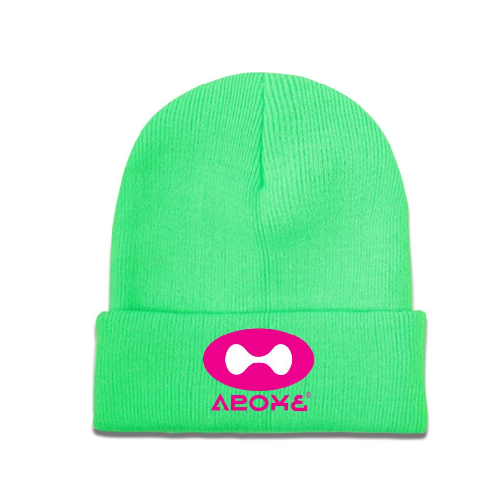 Tentatek BlackSky Squideye Splatoon Knitted Hat Beanie Autumn Winter Hats Warm Casual Ink Kid Game Squid Cap for Unisex Women Gift