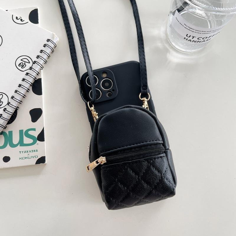 

Ожерелье через плечо, ремешок-кошелек для монет, чехол для телефона для iPhone 15 pro max 14 plus 13 pro 12 11pro xr xs max 7 8plus, силиконовый чехол iphone 7plus or 8plus чёрный