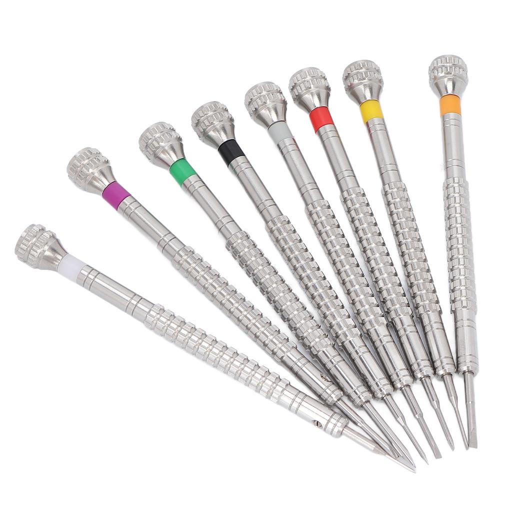 Sada šroubováků na hodinky Různé rozlišitelné barvy Kompaktní Praktické Dlouhotrvající Drobné Opravy