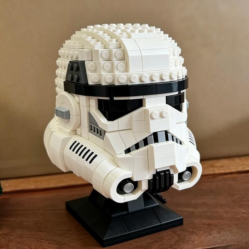 647pcs Star Interstellar Conflict Imperial Starfighter Storm Soldier Helmet 75276 Building Blocks Model Birthday Festival Gifts